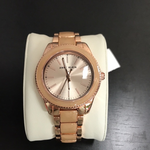 Anne Klein Elegant Rose Gold Ladies Watch - Picture 3 of 8